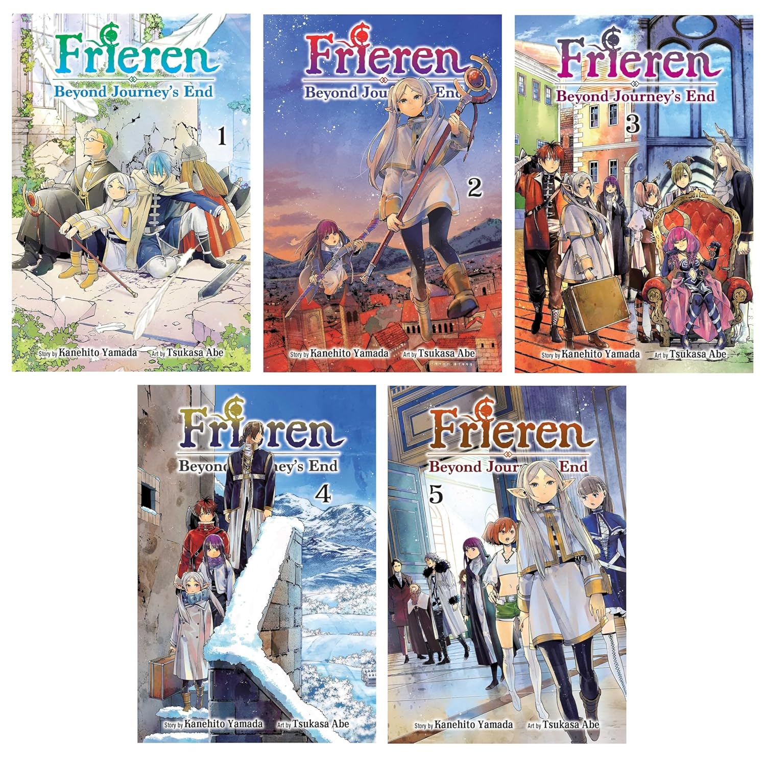 

The Frieren: Beyond Journey’s End Series 5 Manga Books Set (Vol. #1 - #5) (Generic)