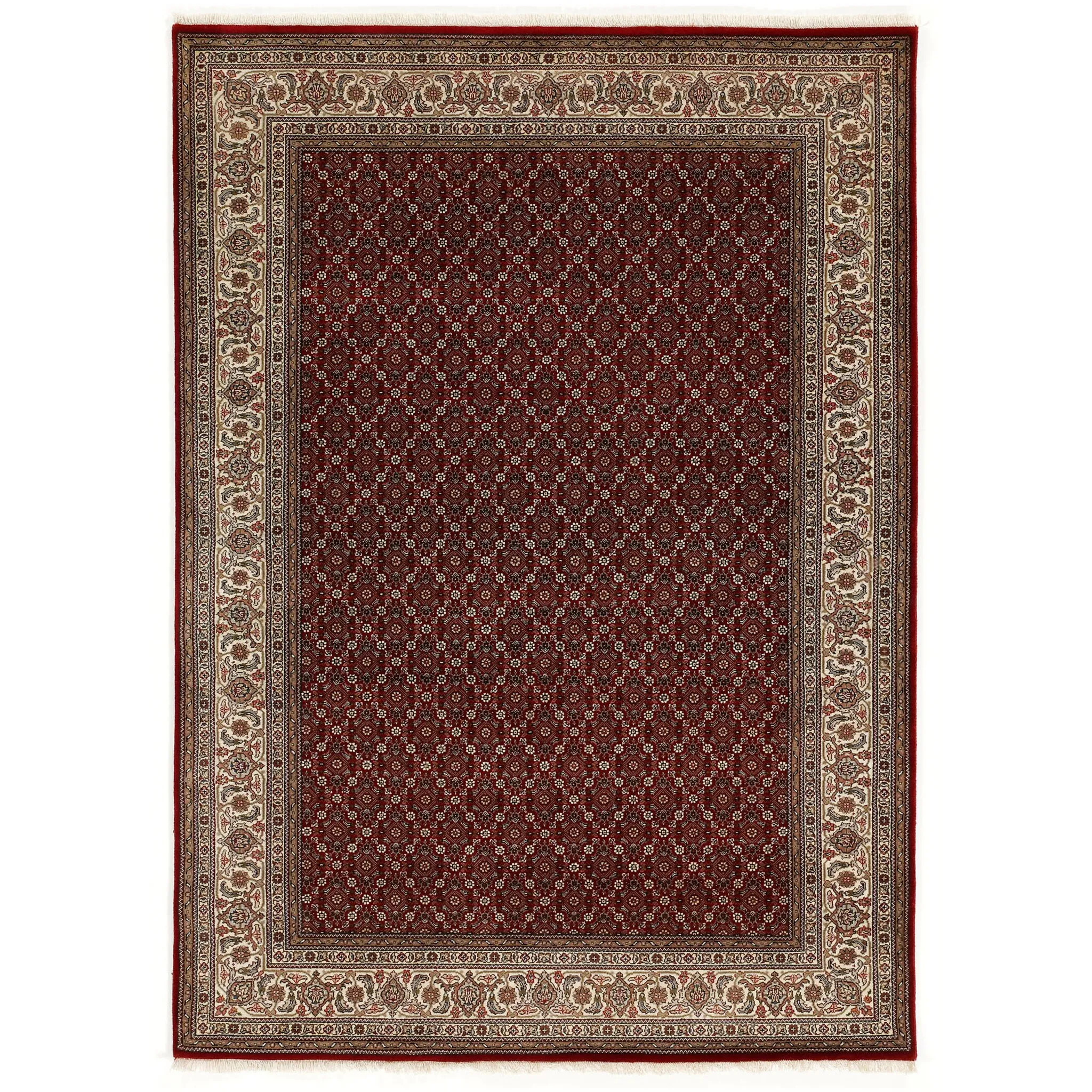 

OCI THE CARPET BRAND Восточный ковер «Cavari Herati», прямоугольный, высота 4 мм, ручная работа, с бахромой, гостиная, спальня Oci Die Teppichmarke, красный
