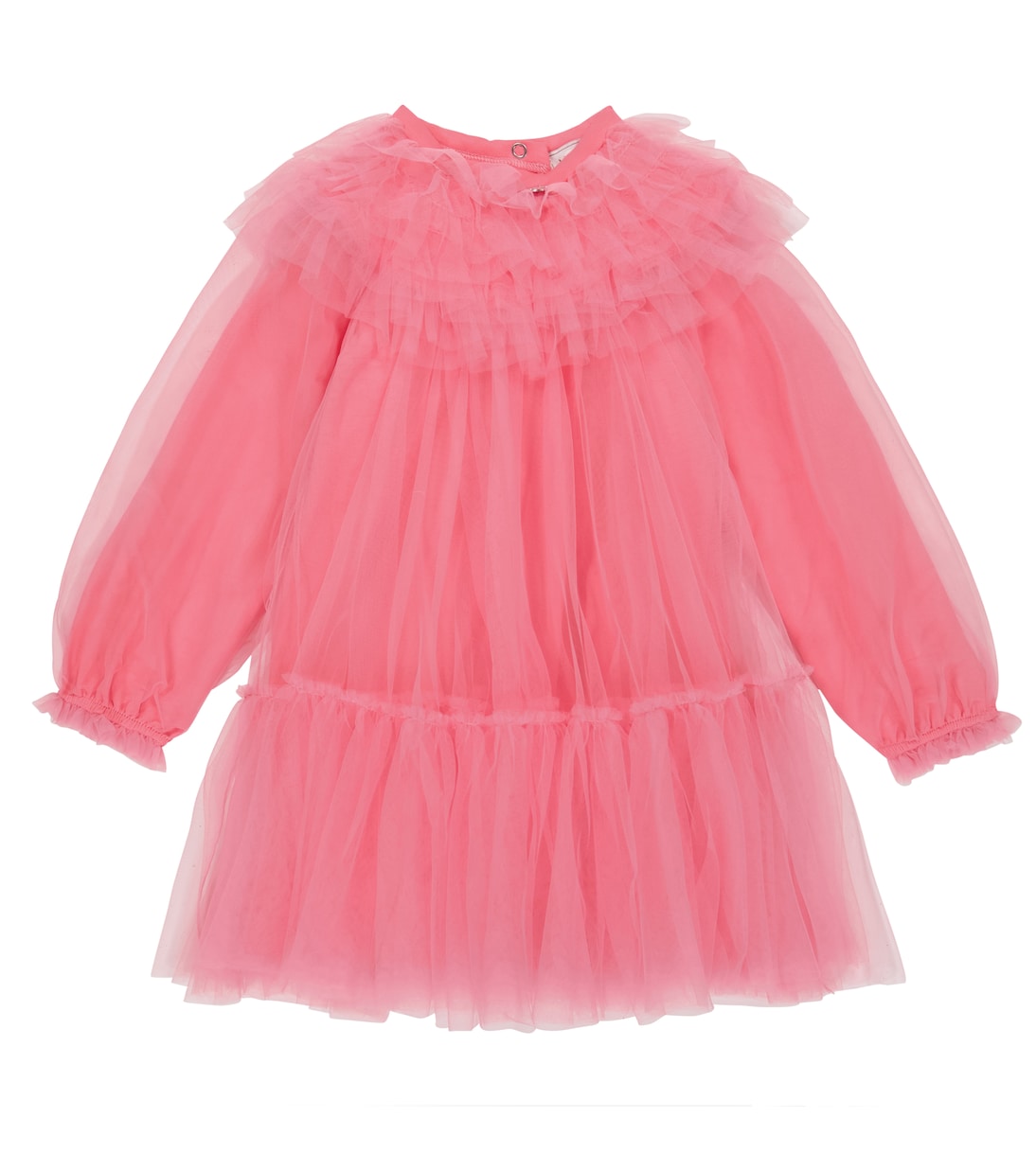 

Платье из тюля с оборками Monnalisa, Sachet Pink
