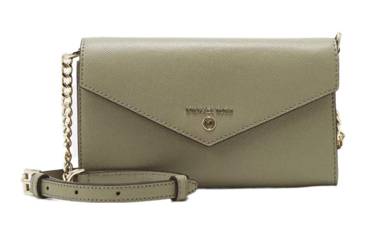 

MICHAEL KORS Кожаный конверт Сумка через плечо Большая женская модель Светло-зеленый