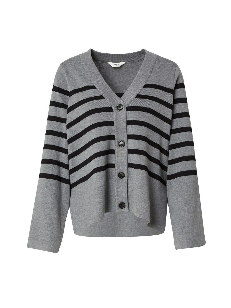 

Кардиган OBJECT Knit Cardigan OBJEster, цвет mottled grey