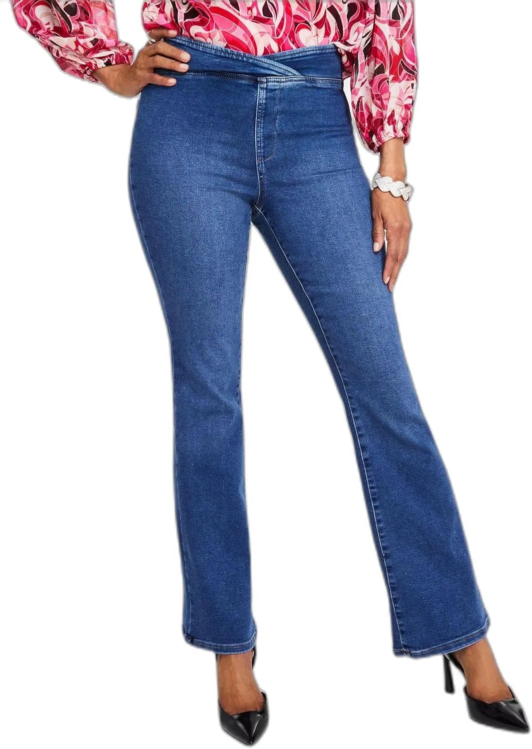 

International Concepts Women's High Rise Bootcut Jeans