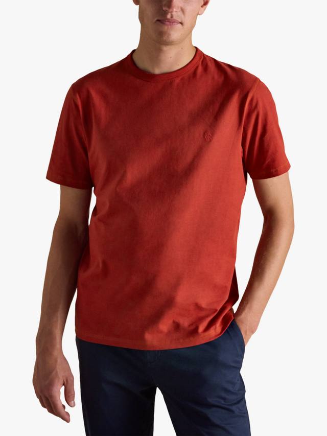 

Хлопковая футболка Regular Fit Rugby Club Joules, Orange