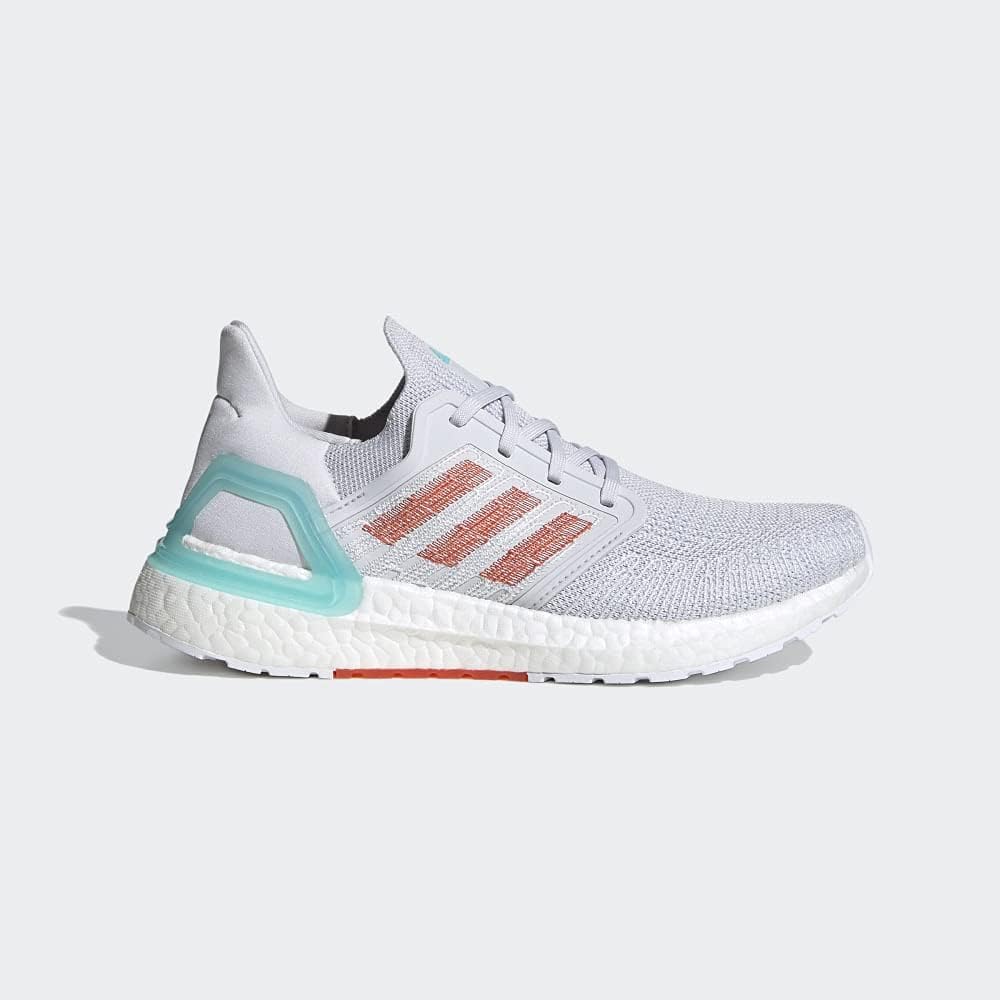 Мужские кроссовки adidas Ultraboost DNA, синий/оранжевый/серый — фото 2