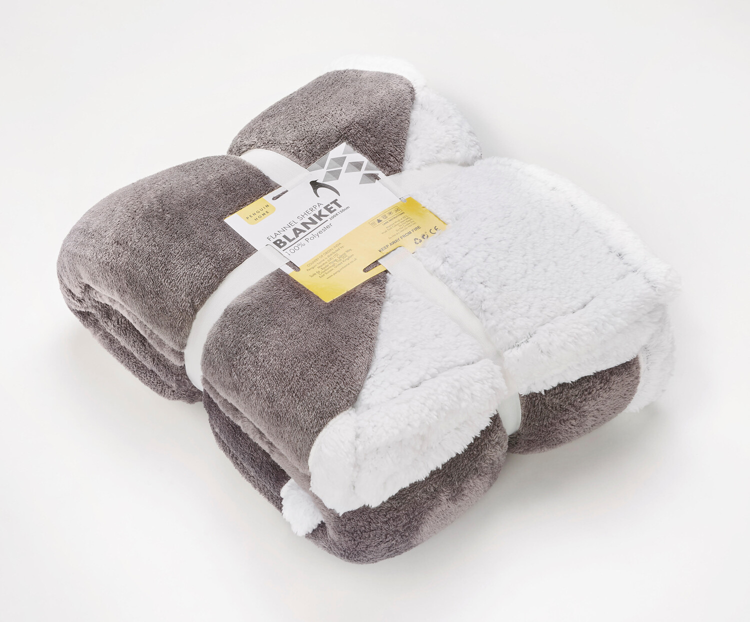 

Двустороннее одеяло Penguin Home, 130x150 см, антрацит