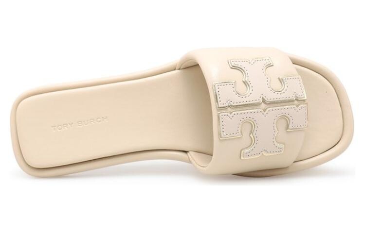 Сандалии на плоской подошве с двойной Т-образной застежкой Tory Burch — фото 4