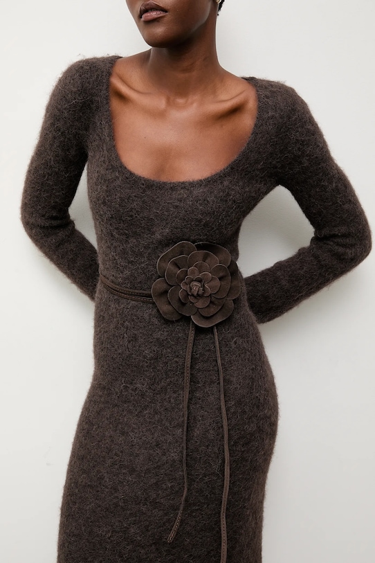 

Замшевый ремень Answear.LAB, коричневый