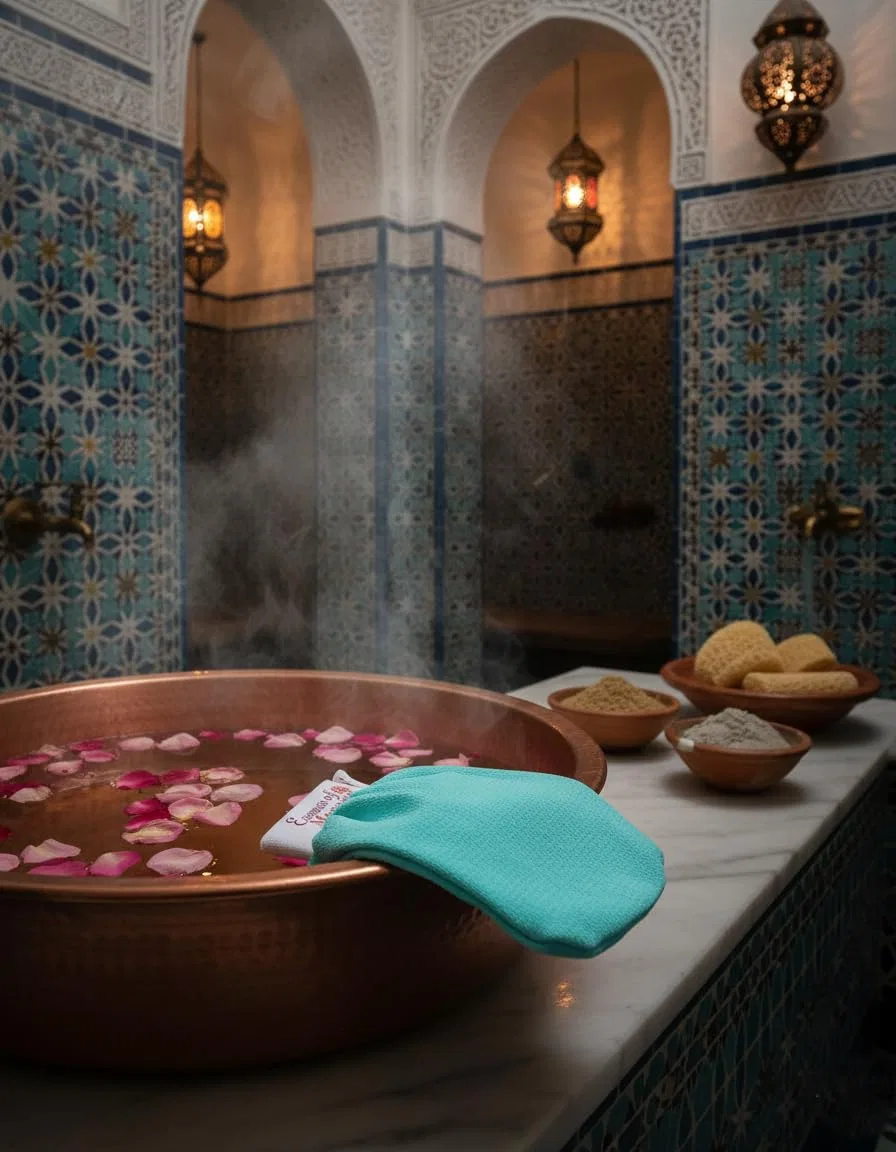 Марокканская отшелушивающая перчатка Kessa Essence Of Morocco — фото 4