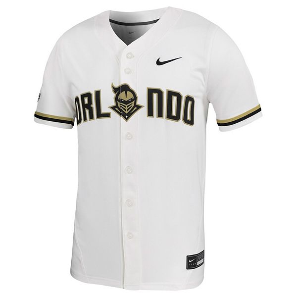 Мужская белая бейсбольная футболка ucf knights replica Nike — фото 3