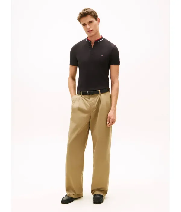 Полюс slim fit Tommy Hilfiger, черный — фото 2