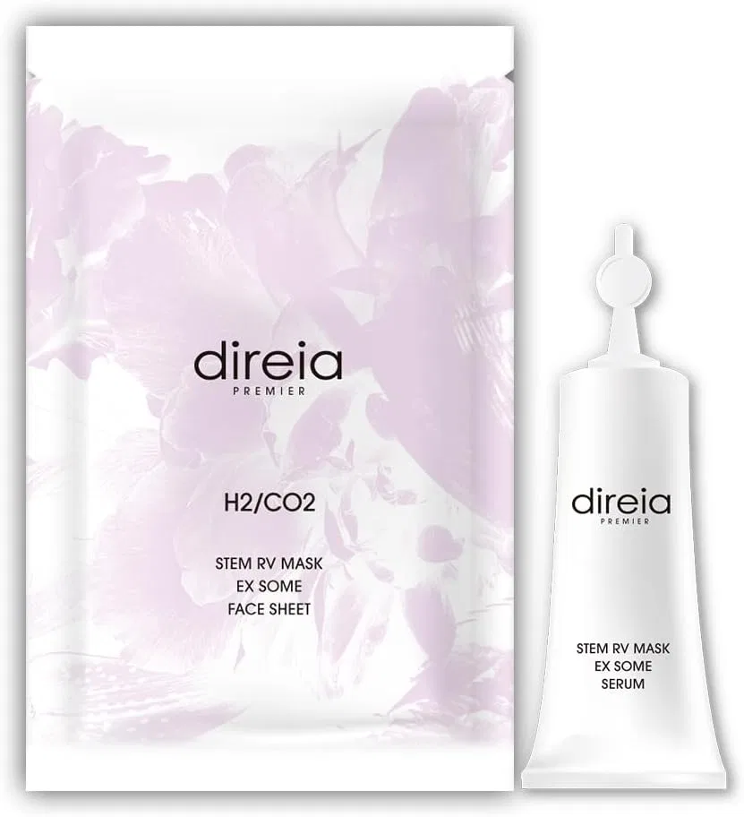 Набор для ухода за кожей Direia Delia STM Refine Veil Mask EX Soam, маска 5 шт. + сыворотка 40 мл 5 шт. — фото 3
