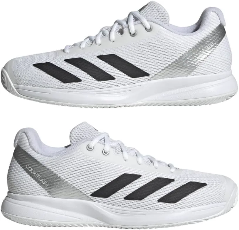 Мужские теннисные кроссовки Adidas Courtflash Speed 2, белый/черный — фото 3