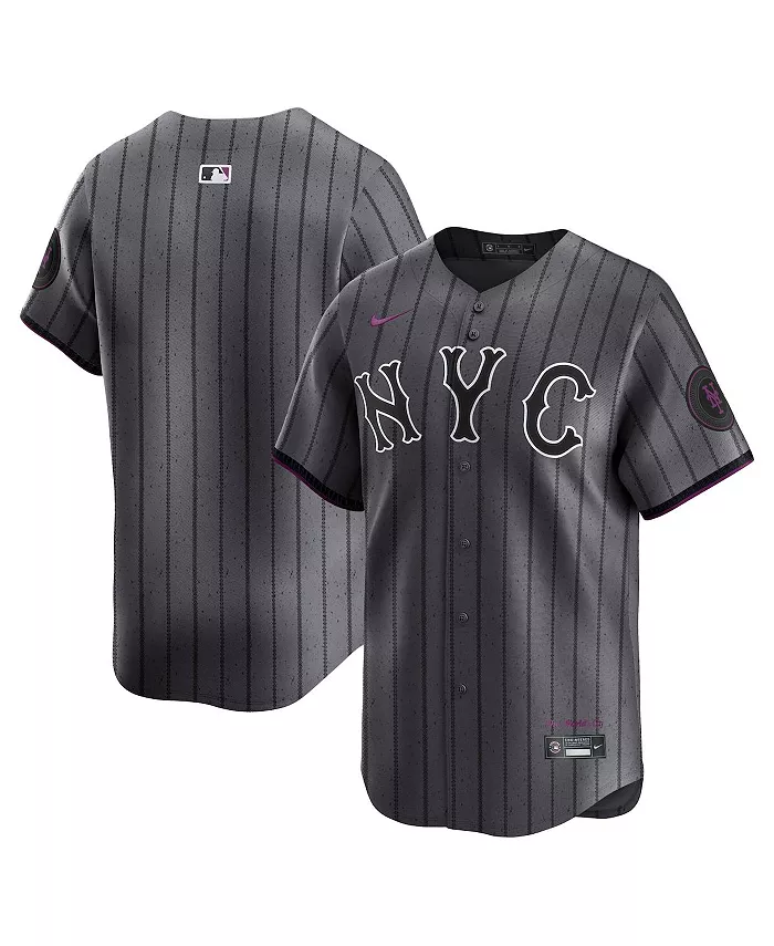 

Мужская серая футболка New York Mets City Connect Limited Nike