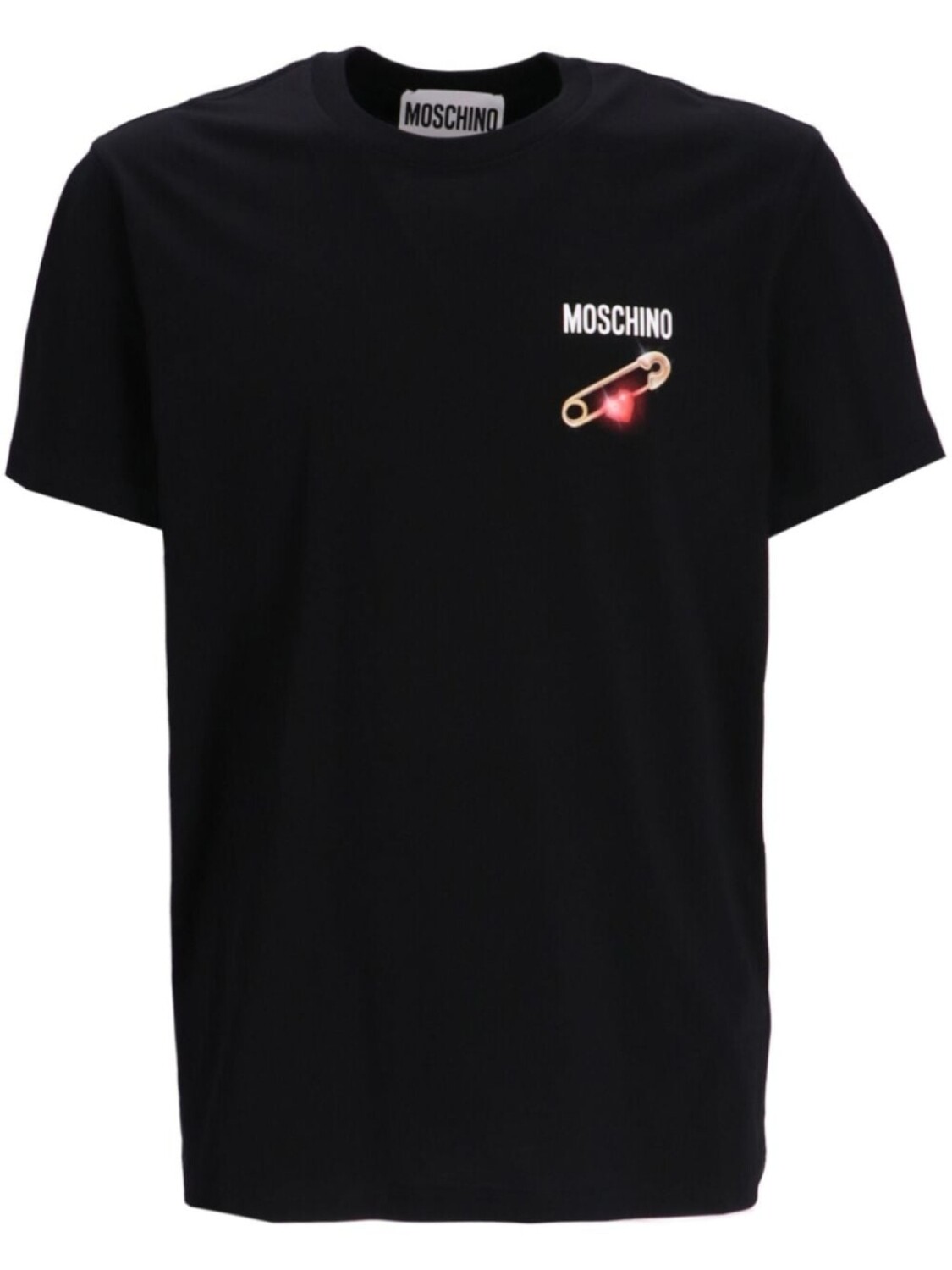 

Moschino футболка с принтом, черный