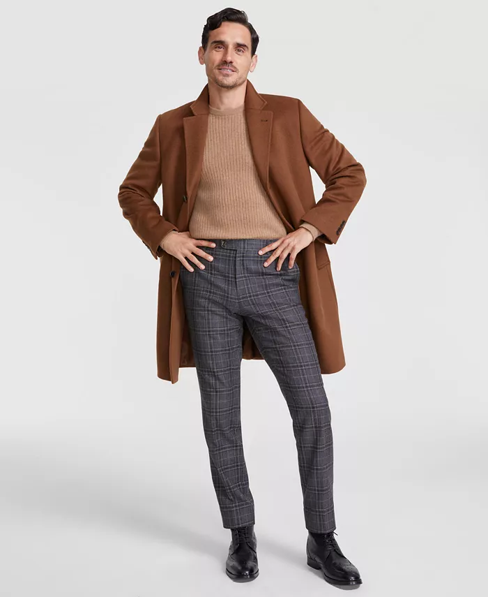 

Мужское классическое пальто Kavon из шерсти с кашемиром Michael Kors, коричневый