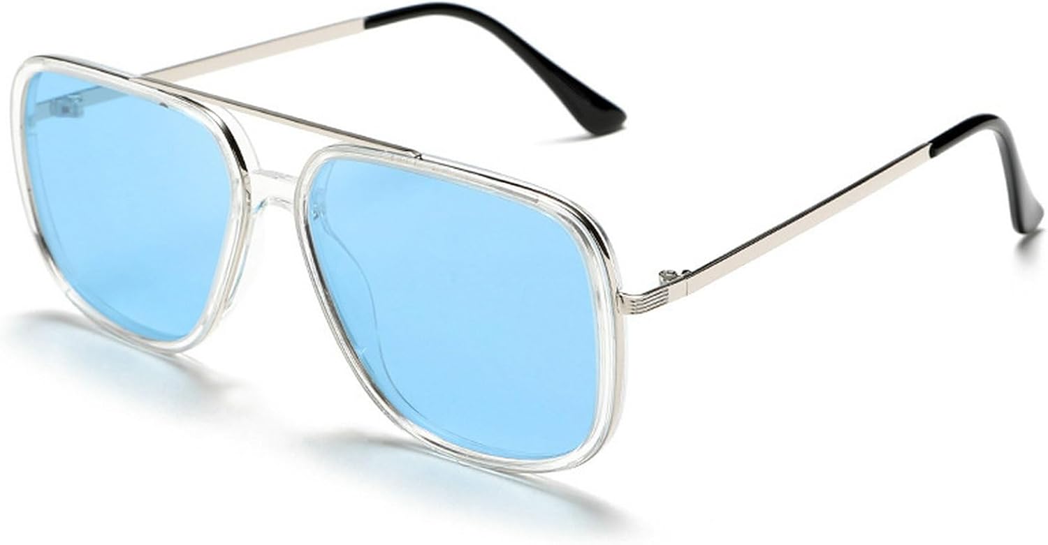 

Крупные поляризованные квадратные солнцезащитные очки для женщин 2025 года, роскошные модные металлические очки-пилот для мужчин, винтажные солнцезащитные очки UV400 mincl, C3