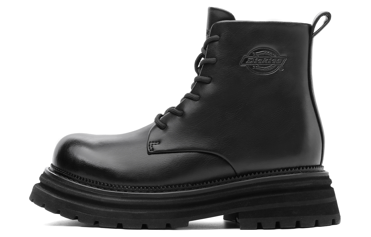 

Чёрные кожаные ботинки Dickies мужские, 12 см, на флисовой подкладке, Черный, Чёрные кожаные ботинки Dickies мужские, 12 см, на флисовой подкладке