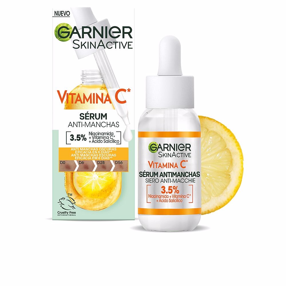 

Крем против пятен на коже Skinactive vitamina c sérum antimanchas Garnier, 30 мл