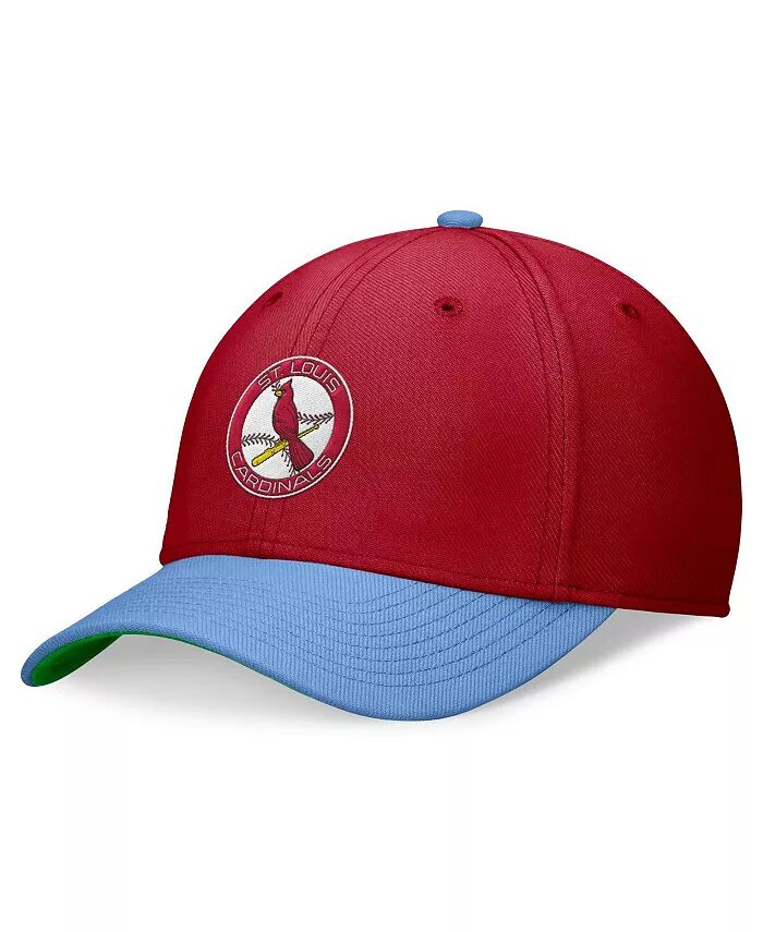 

Мужская красная и голубая кепка St. Louis Cardinals Cooperstown Collection Rewind Swooshflex Performance Nike, красный