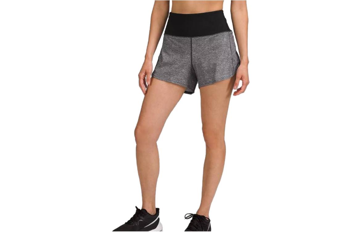 

Ускоренные повседневные шорты женские Sesame Gray Black MBHL/BLK Lululemon
