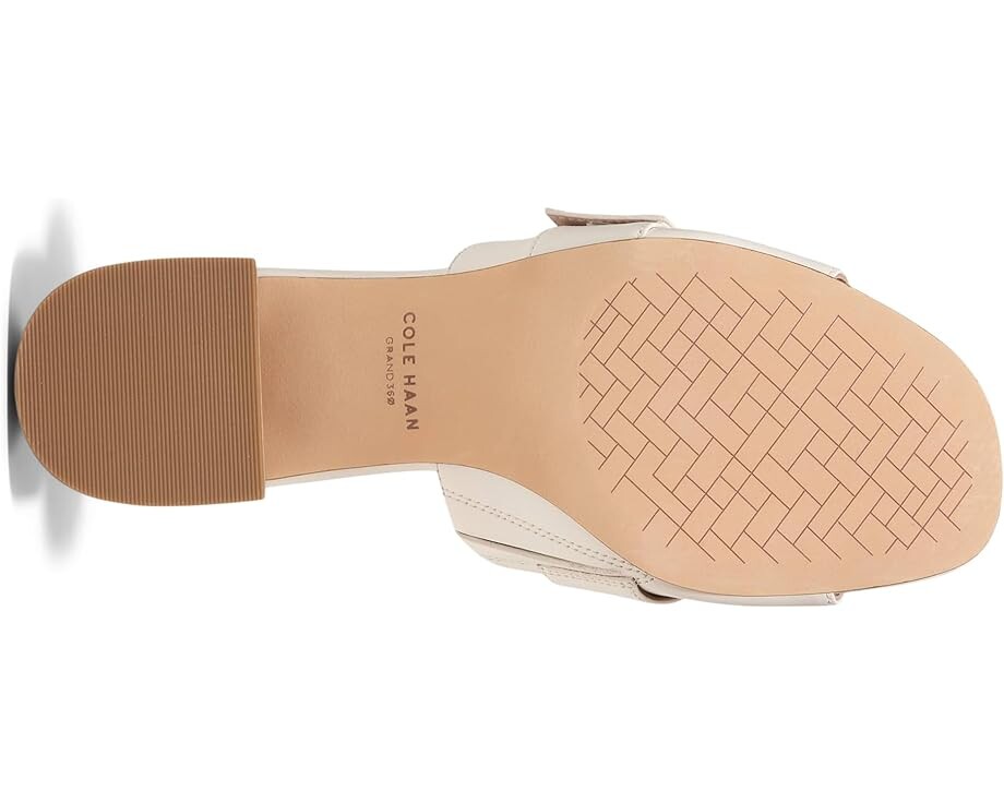 Сандалии Cole Haan Crosby Slide, цвет Ivory Leather/Stack — фото 3