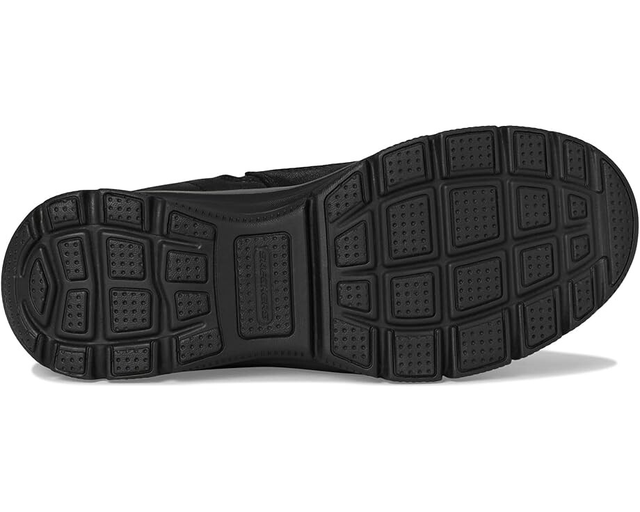 Ботинки женские SKECHERS на молнии из веганской кожи, черный — фото 3