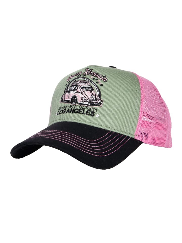 

Бейсболка Queen Kerosin Trucker Redondo Beach, зеленый