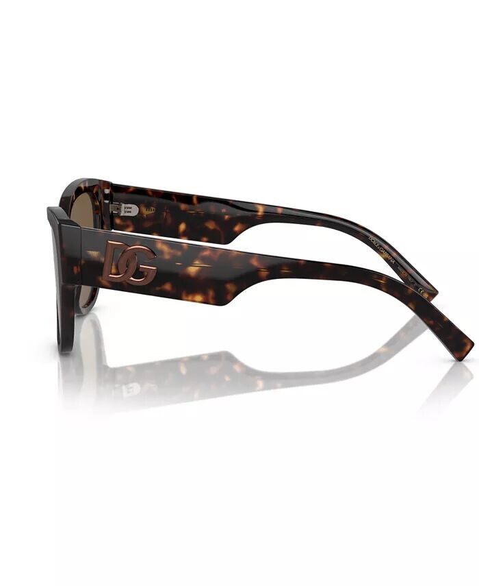 Женские солнцезащитные очки DG4449 Dolce&Gabbana, коричневый — фото 3