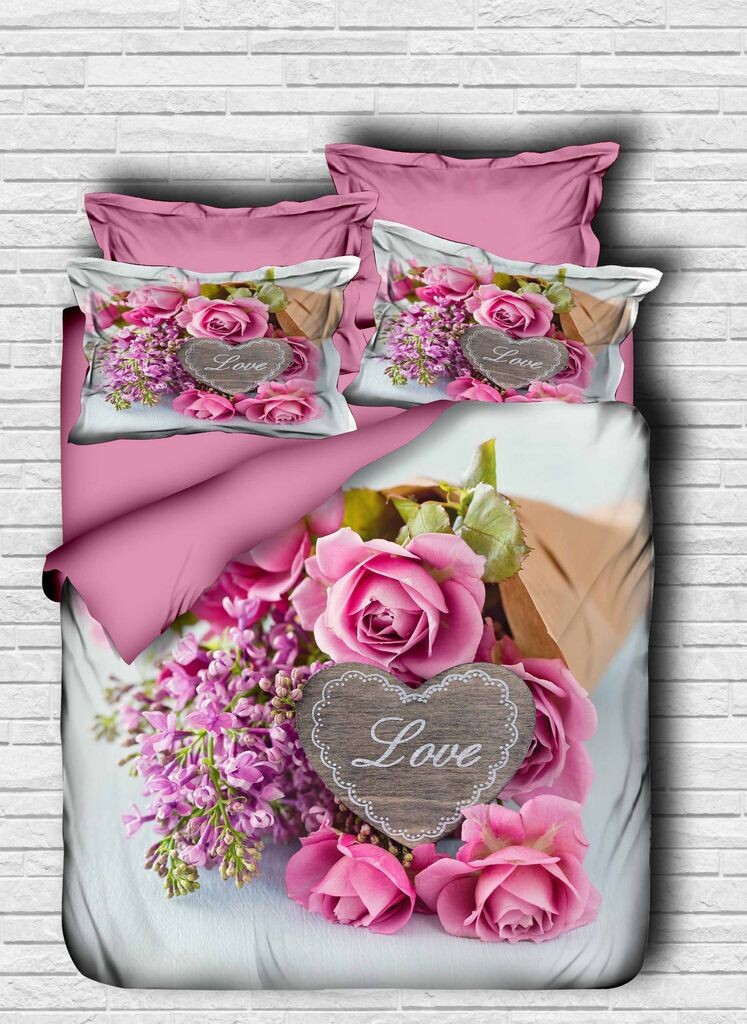 

L'Essentiel Linge de Maison, Adal- PRL2007, Розовый, Пуховые одеяла, верхняя часть пододеяльника и наволочки: 100% полиэстер, микросатин