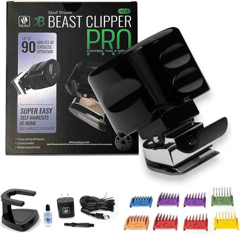 Электрический триммер Beast Clipper Pro для головы и бороды Skull Shaver