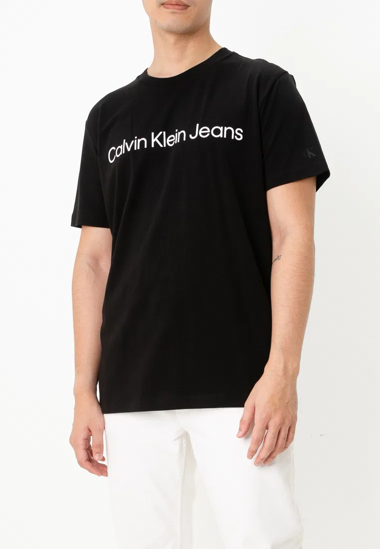 Футболка с логотипом, Calvin Klein Jeans, черный