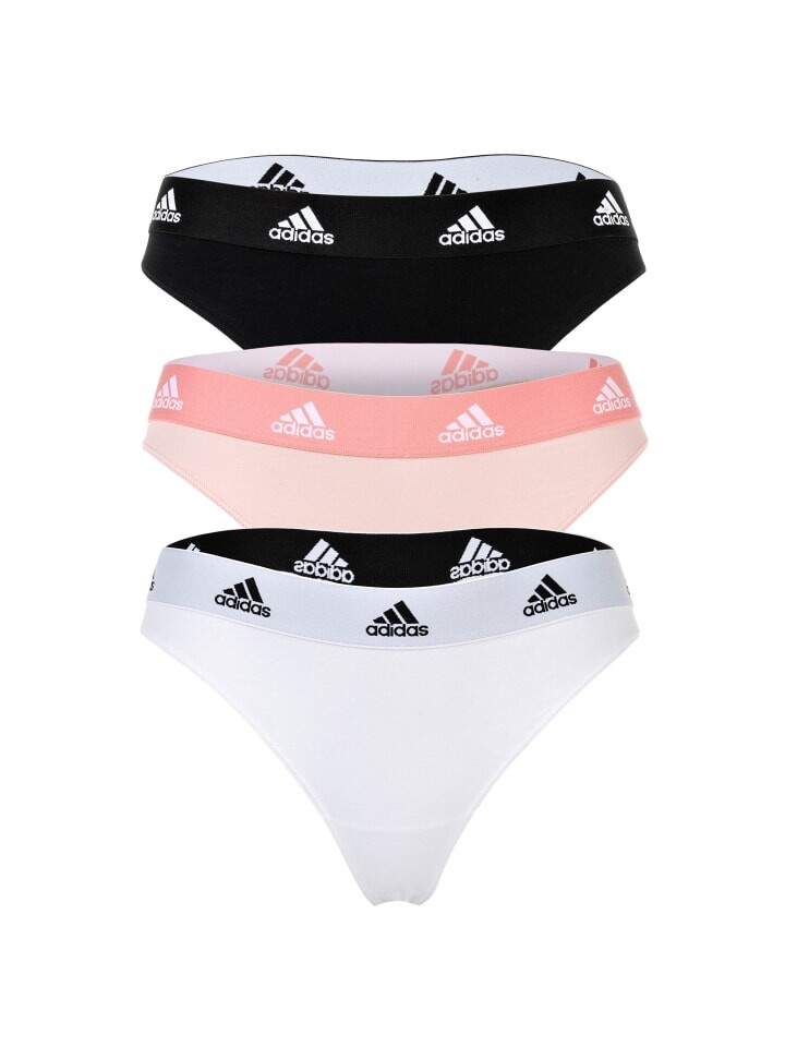 

Стринги adidas 3er Pack, цвет schwarz/weiß/rosa