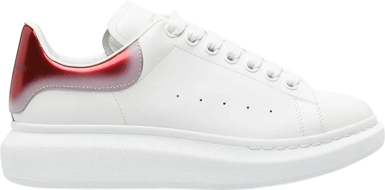 

Кроссовки Alexander McQueen Oversized Sneaker 'Faded Heel - White Red', белый, Белый;серый, Кроссовки Alexander McQueen Oversized Sneaker 'Faded Heel - White Red', белый