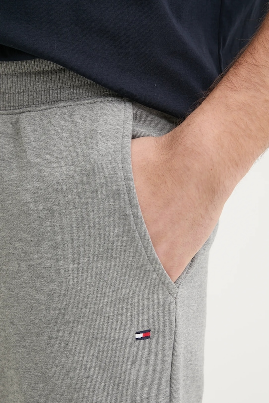 Хлопковые спортивные брюки Tommy Hilfiger, серый — фото 4