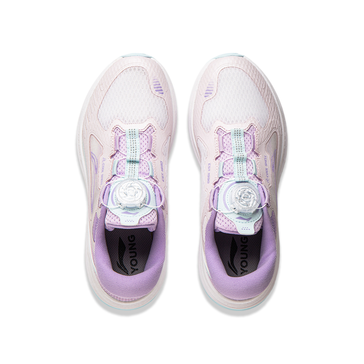 Спортивные повседневные детские кроссовки Unisex LINING YOUNG, розовый/белый — фото 4