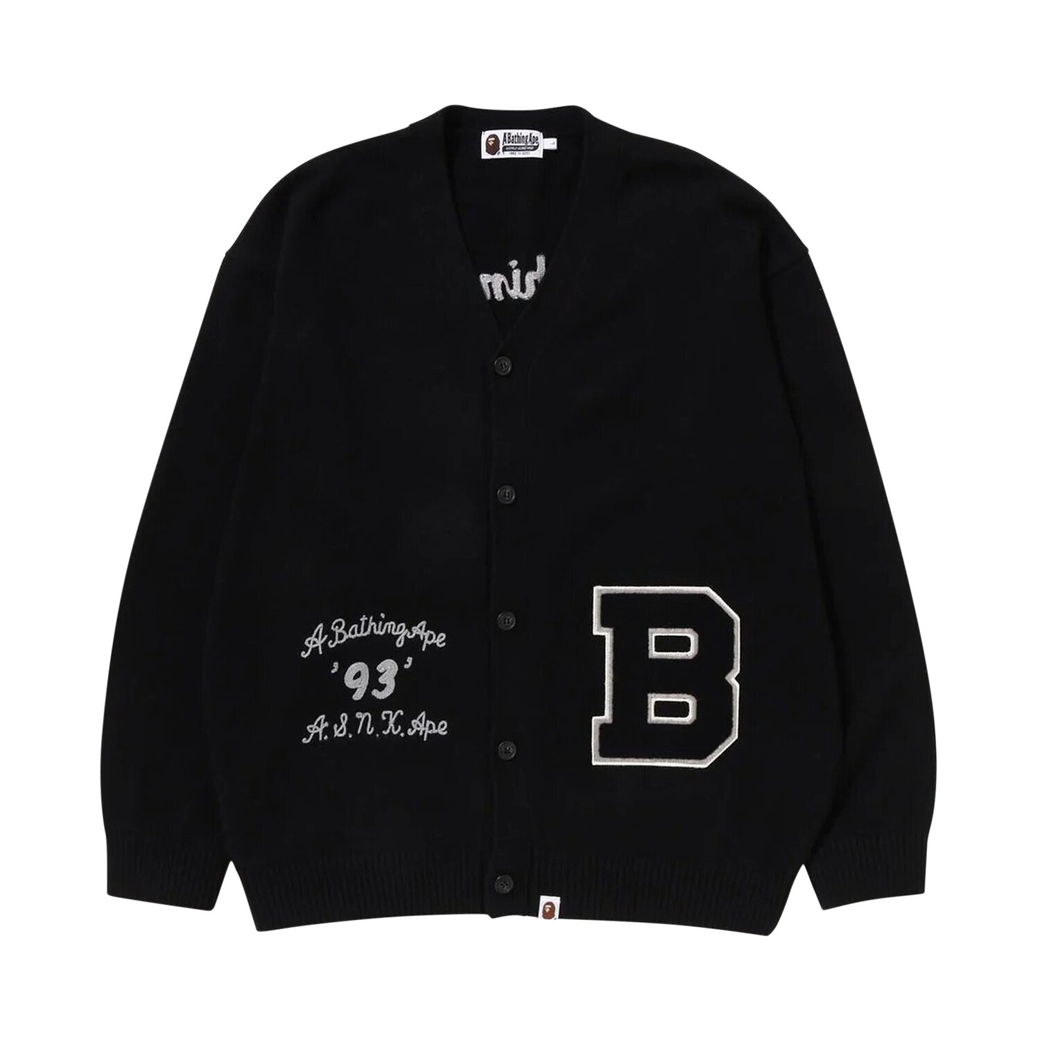 

Вязаный кардиган BAPE Черный