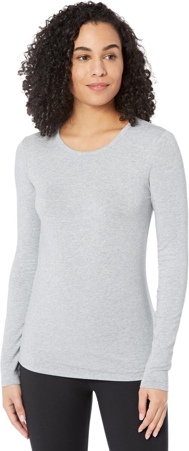 

Футболка Nola II с круглым вырезом и длинными рукавами tasc Performance, цвет Perfect Gray Heather