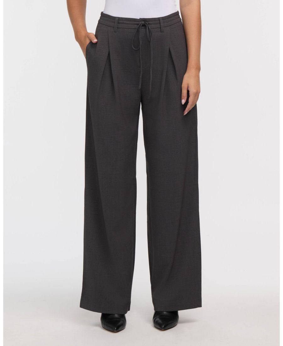 

Женские плиссированные брюки с широкими штанинами Ellen Tracy, Grey mix