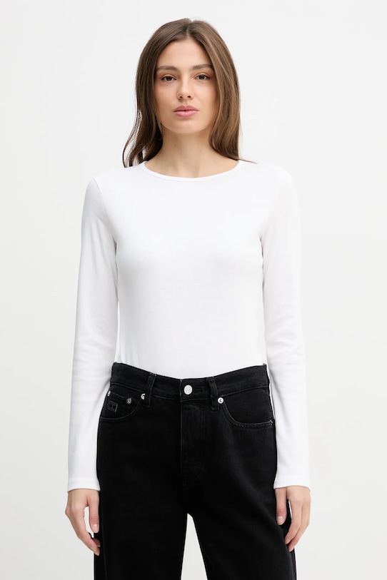 

Хлопковый лонгслив United Colors of Benetton, белый