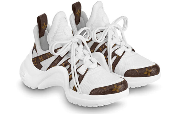 Кроссовки lv archlight sports shoes 'white black' Louis Vuitton, белый — фото 3