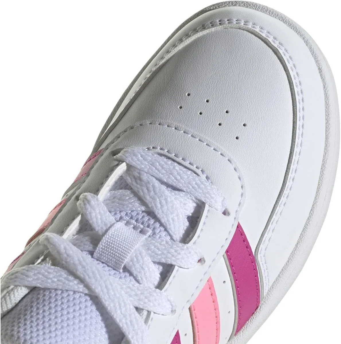 Кроссовки adidas Breaknet, белые/розовые — фото 4