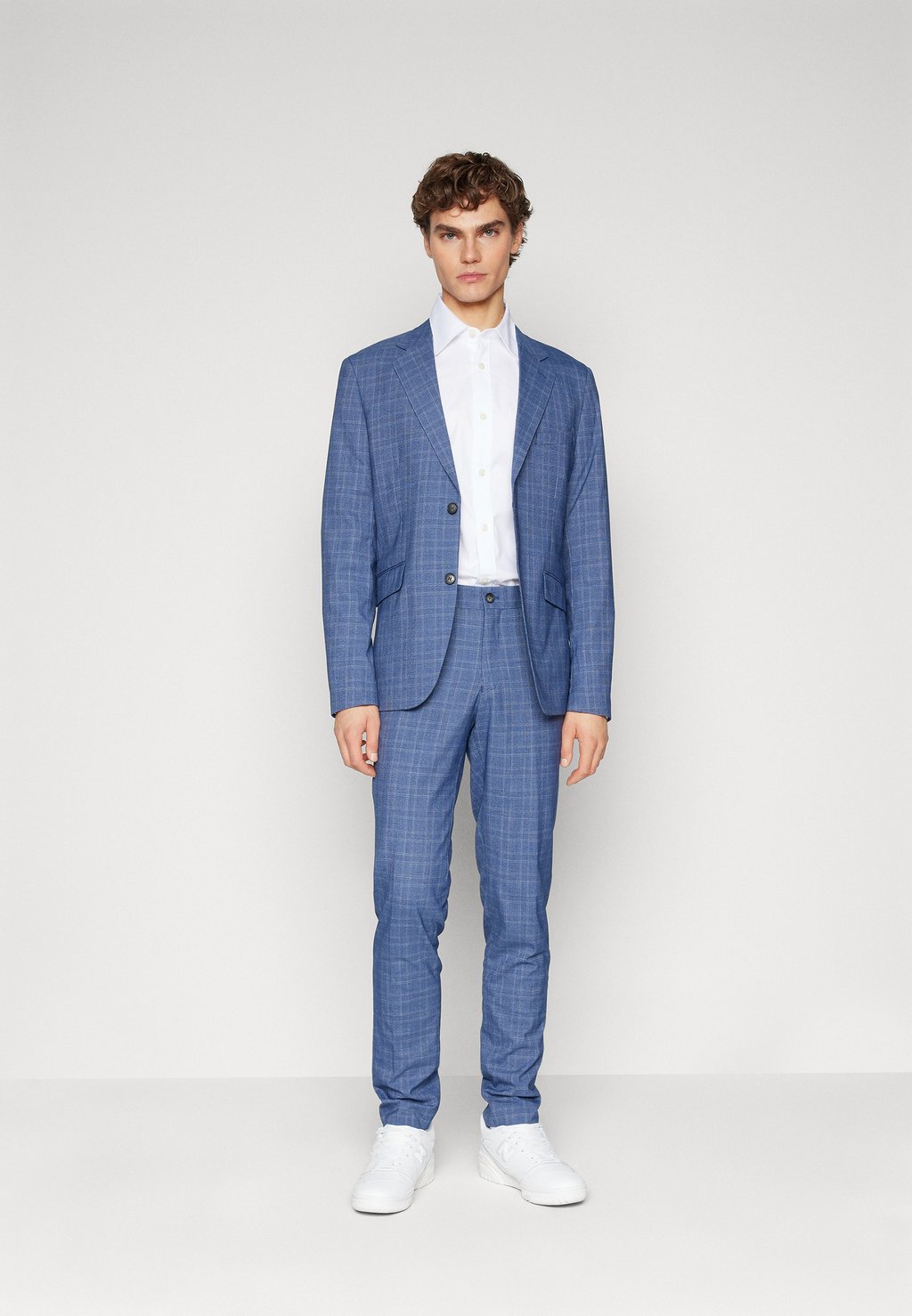 

Костюм CHECKED STRETCH SUIT Lindbergh, цвет blue