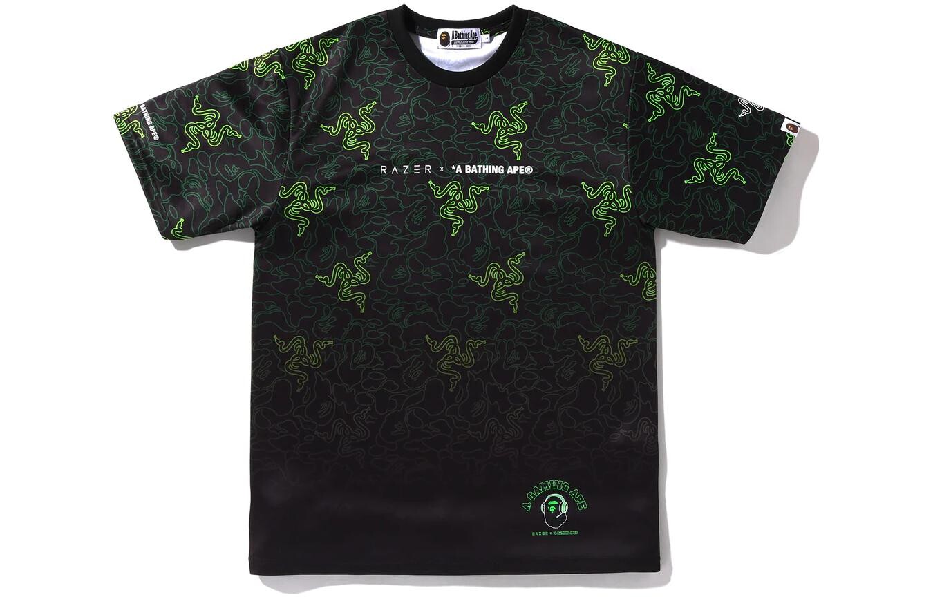 

Футболка Ape Head Series для мужчин, зеленая A Bathing Ape, зеленый