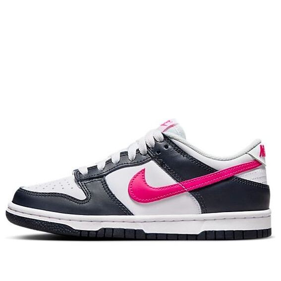

Кроссовки (GS) Nike Dunk Low 'Obsidian Fierce Pink', цвет dark obsidian/fierce pink/white