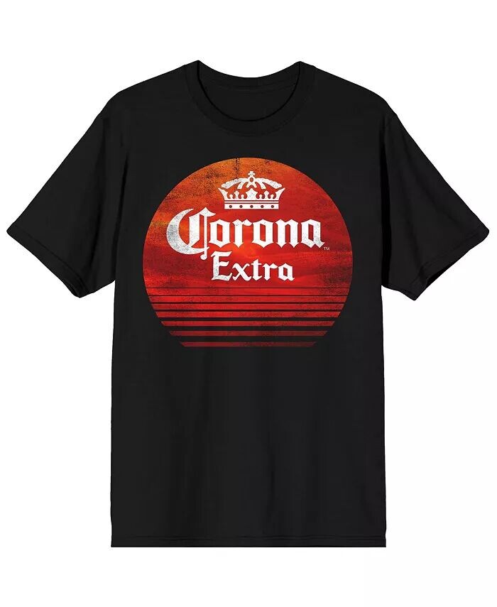 

Футболка мужская черная Extra Red Circle Corona, черный