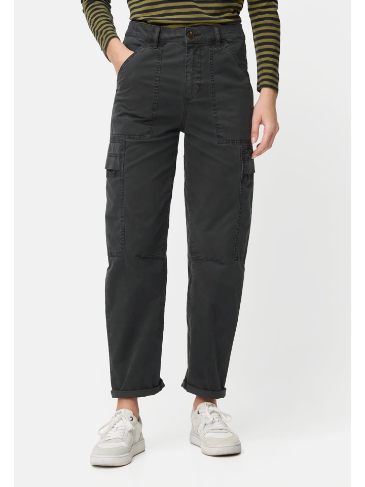 

Camel Active Брюки-карго из смесовой хлопковой ткани цвета икры