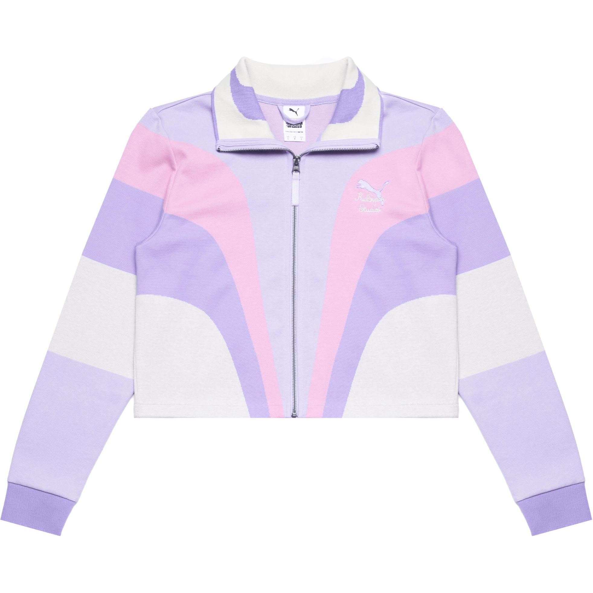

PUMA Женская куртка KIDSUPER Co-branded Series FW24, фиолетовая