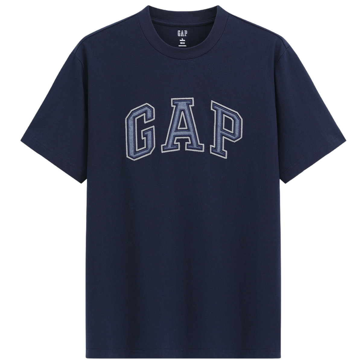 Футболка Unisex Crew Neck Moderate Straight Fit GAP, розовый — фото 4
