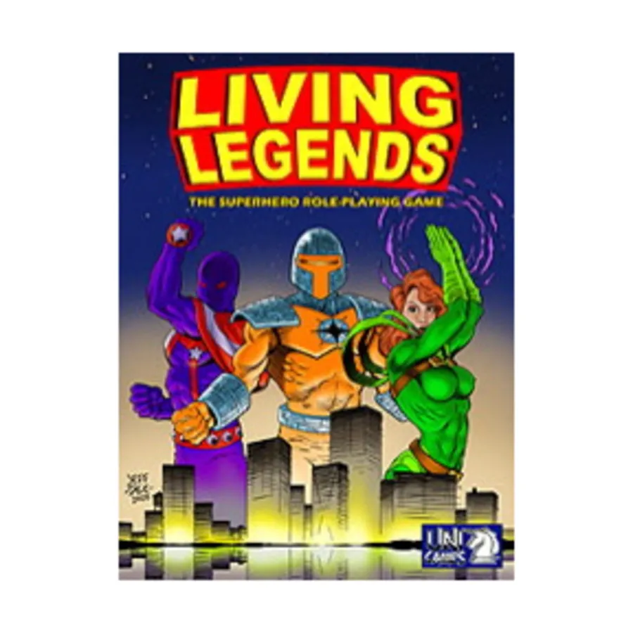 

Living Legends - The Superhero Role-playing Game (1.2 Edition), Roleplaying Games - Superhero and Miscellaneous (Cubicle Seven), мягкая обложка