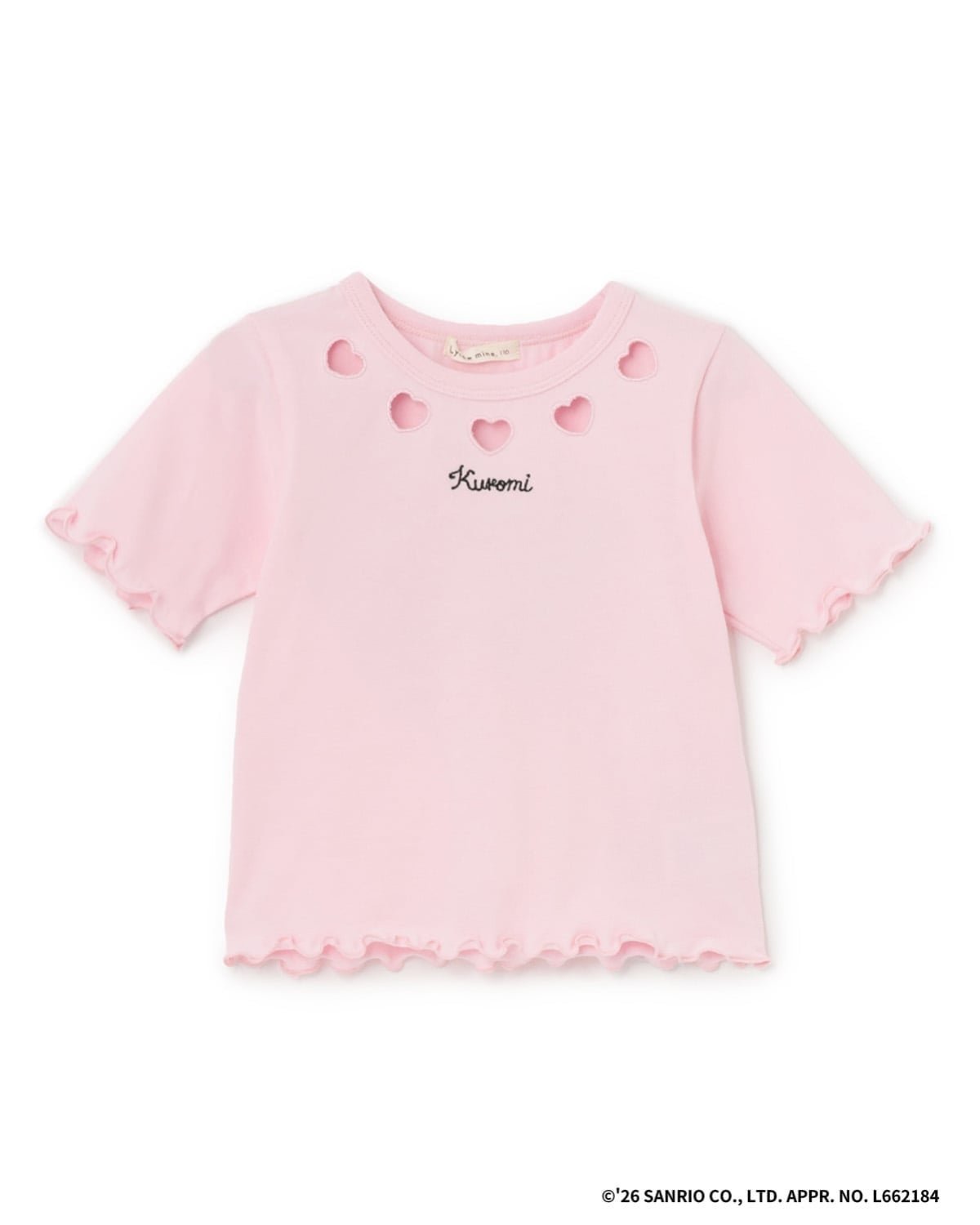 Футболка Cherry Kuromi Heart Lycee mine, Off white — фото 3